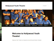 Tablet Screenshot of hollywoodyouththeatre.com